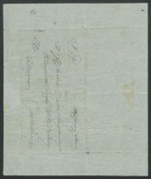 Koperta na pismo Wójta Gminy Struża z dnia 14/26 czerwca 1835 r. zobowiązujące ks. Piotra Ściegiennego do wykazania się kwalifikacjami do nauczania w szkole