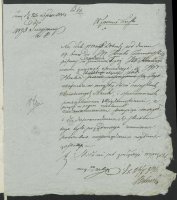 Brudnopis odpowiedzi Administracji dóbr Ordynackich z dnia 23 lipca 1834 r. na pismo ks. Piotra z dnia 19 lipca 1834 r.